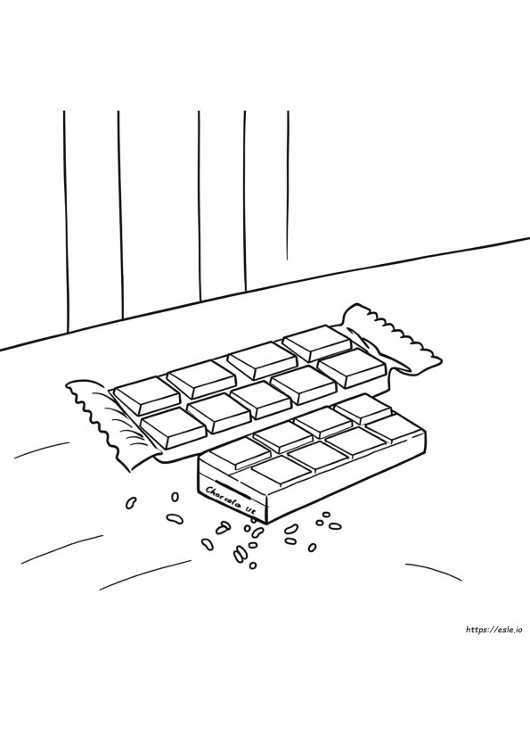 Chocolate Bar Colouring