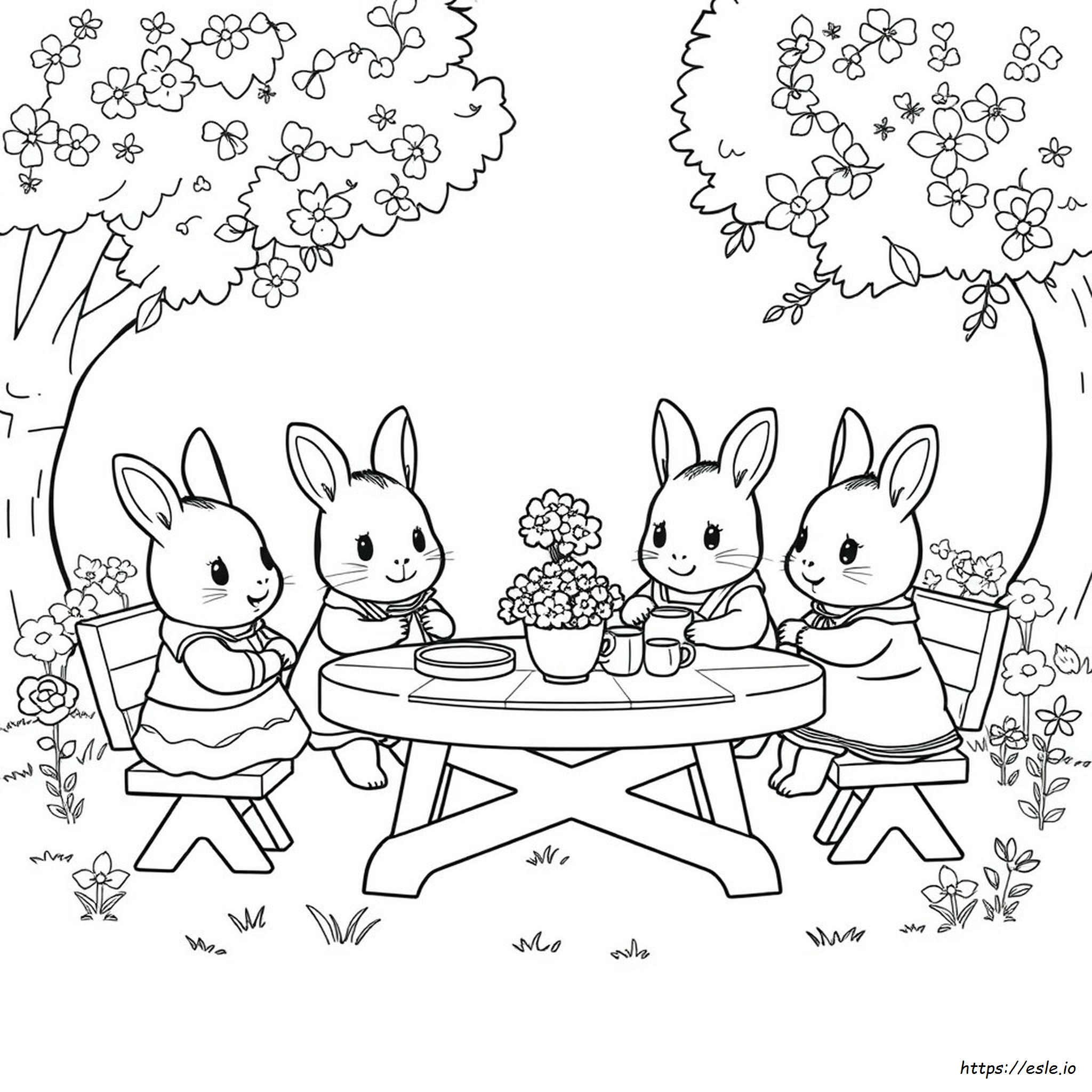 Sylvanian Families Para Colorear