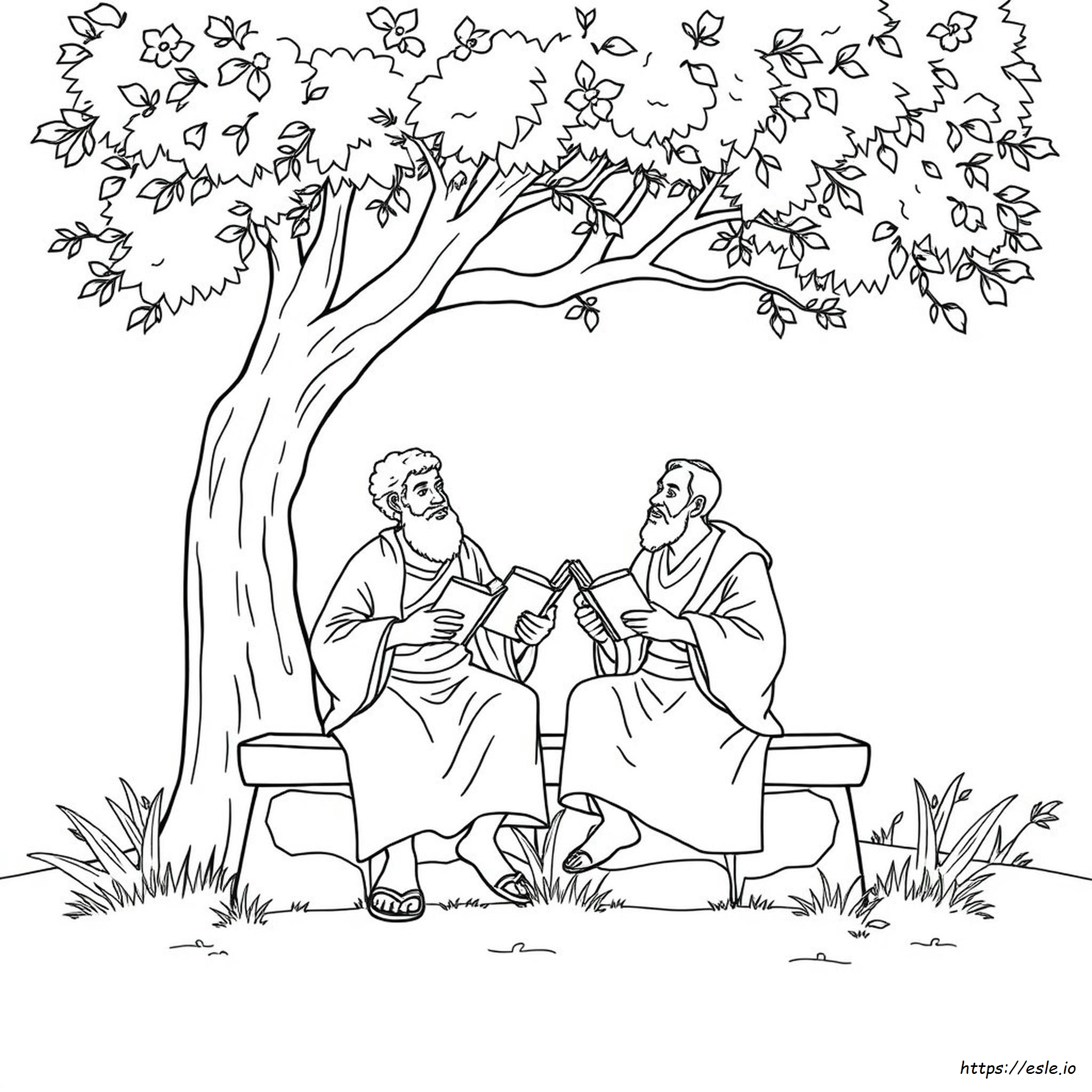 Paul & Silas Coloring Page