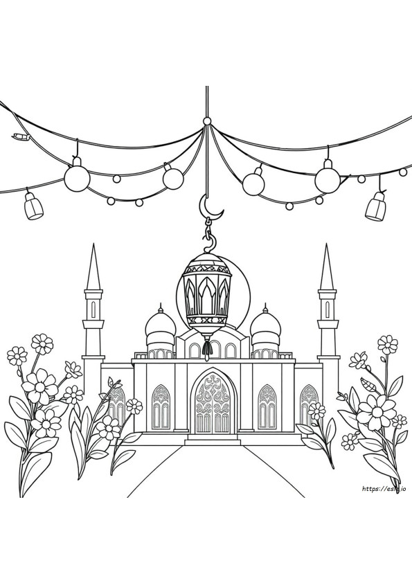 Decorações De Ramadã Para Colorir