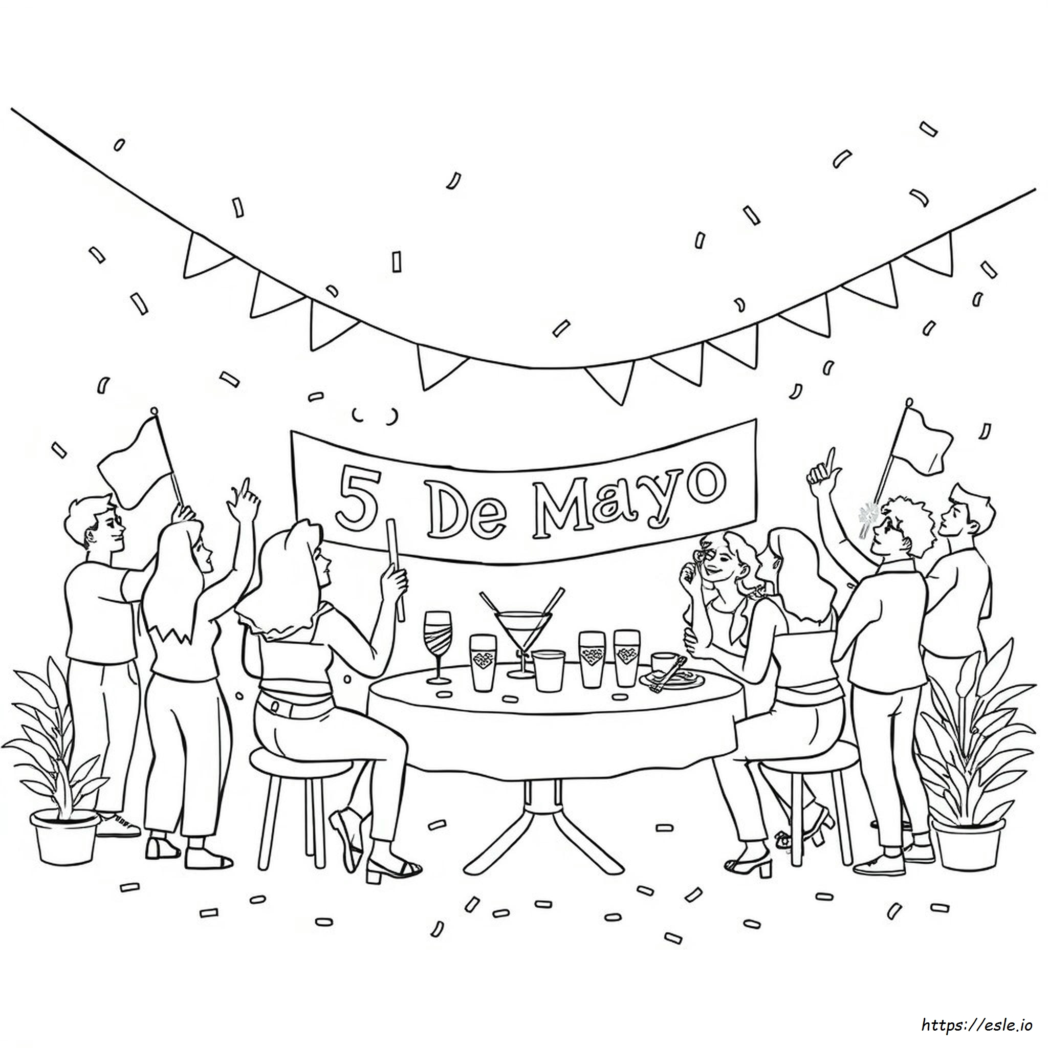 5 De Mayo Coloring Pages