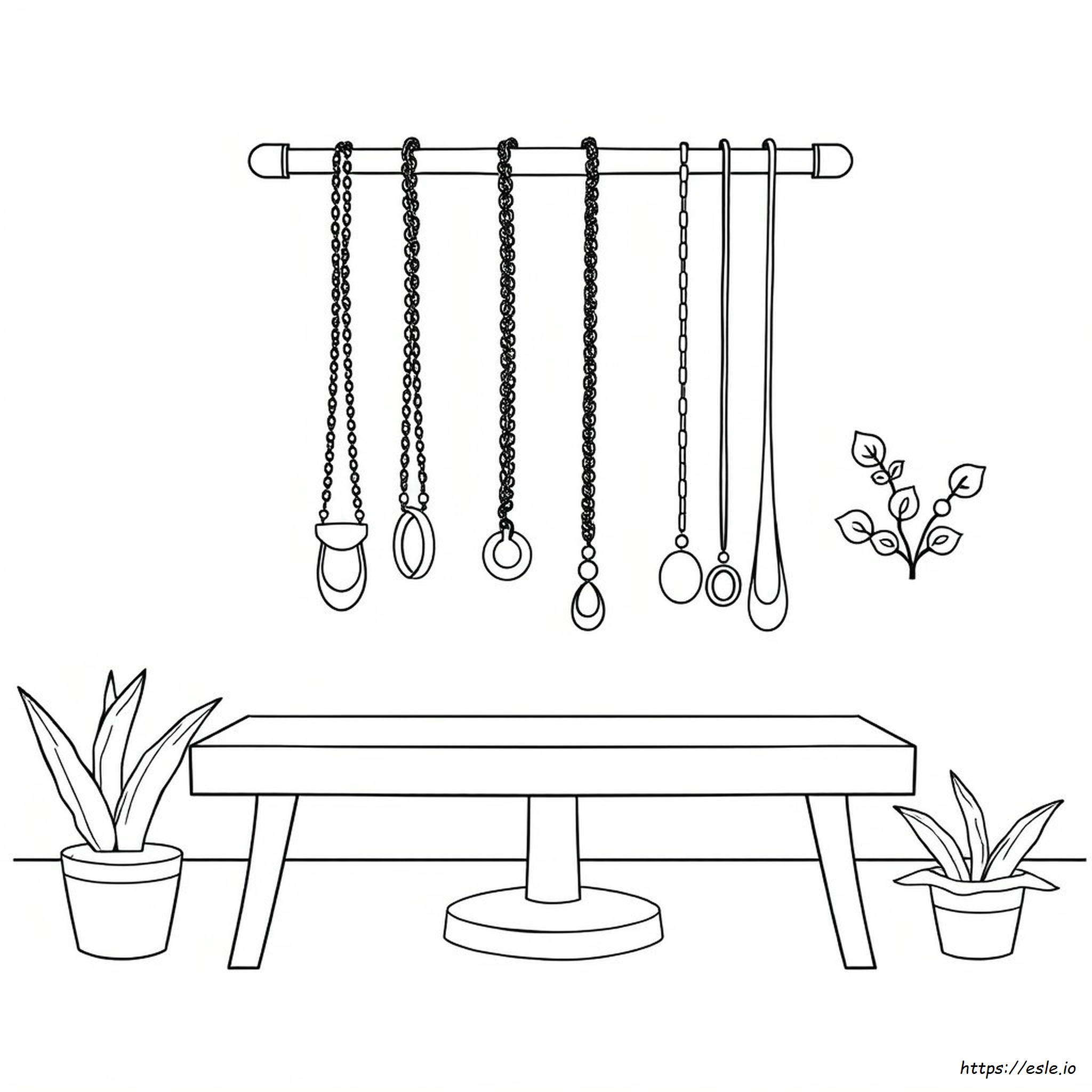 Necklace Colouring Pages