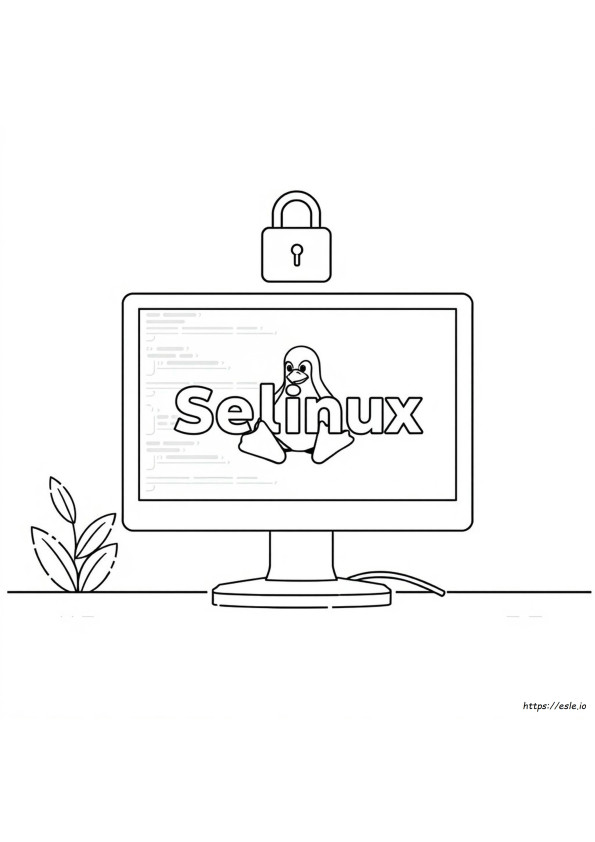 Selinux Coloring Book