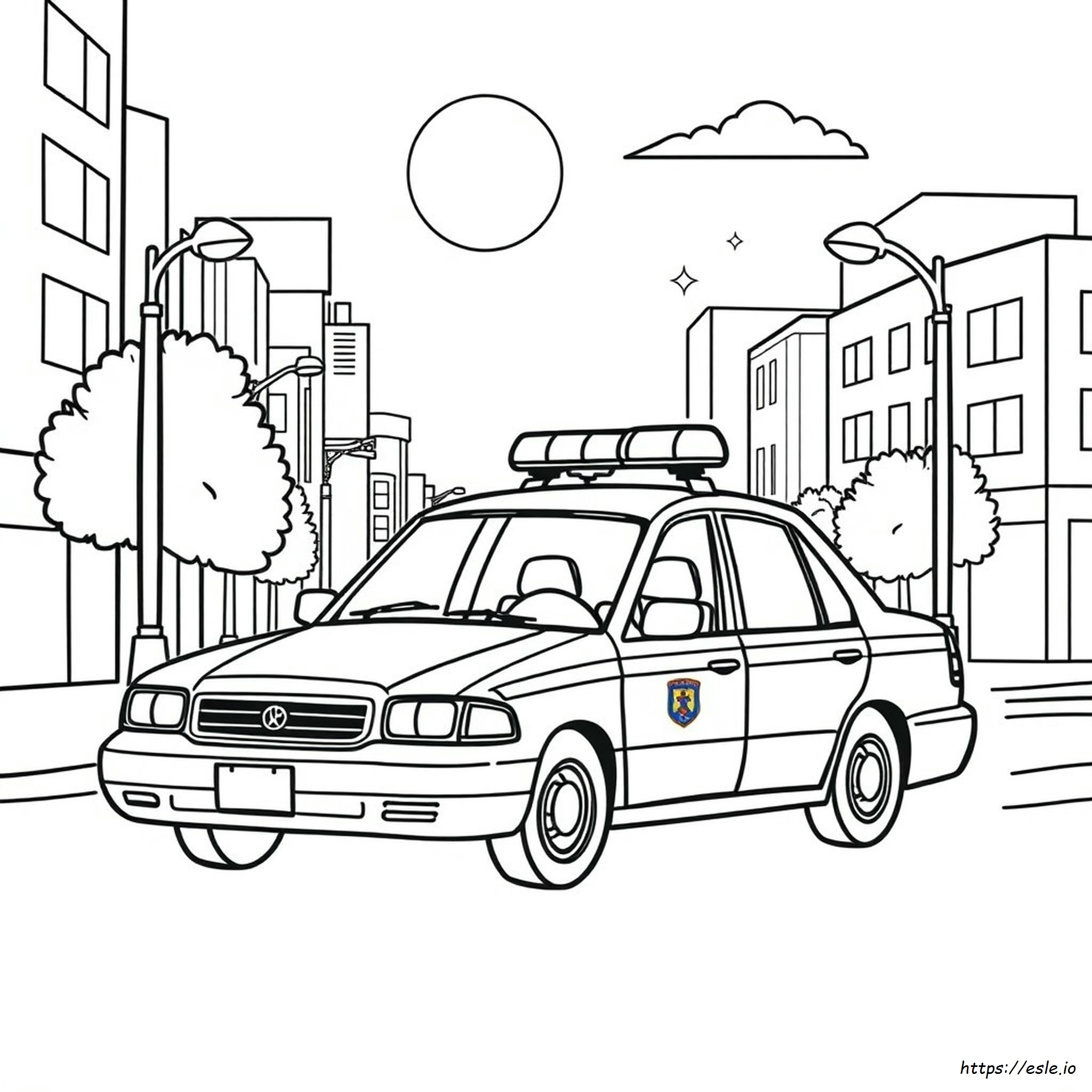 Police Coloring Book Pages