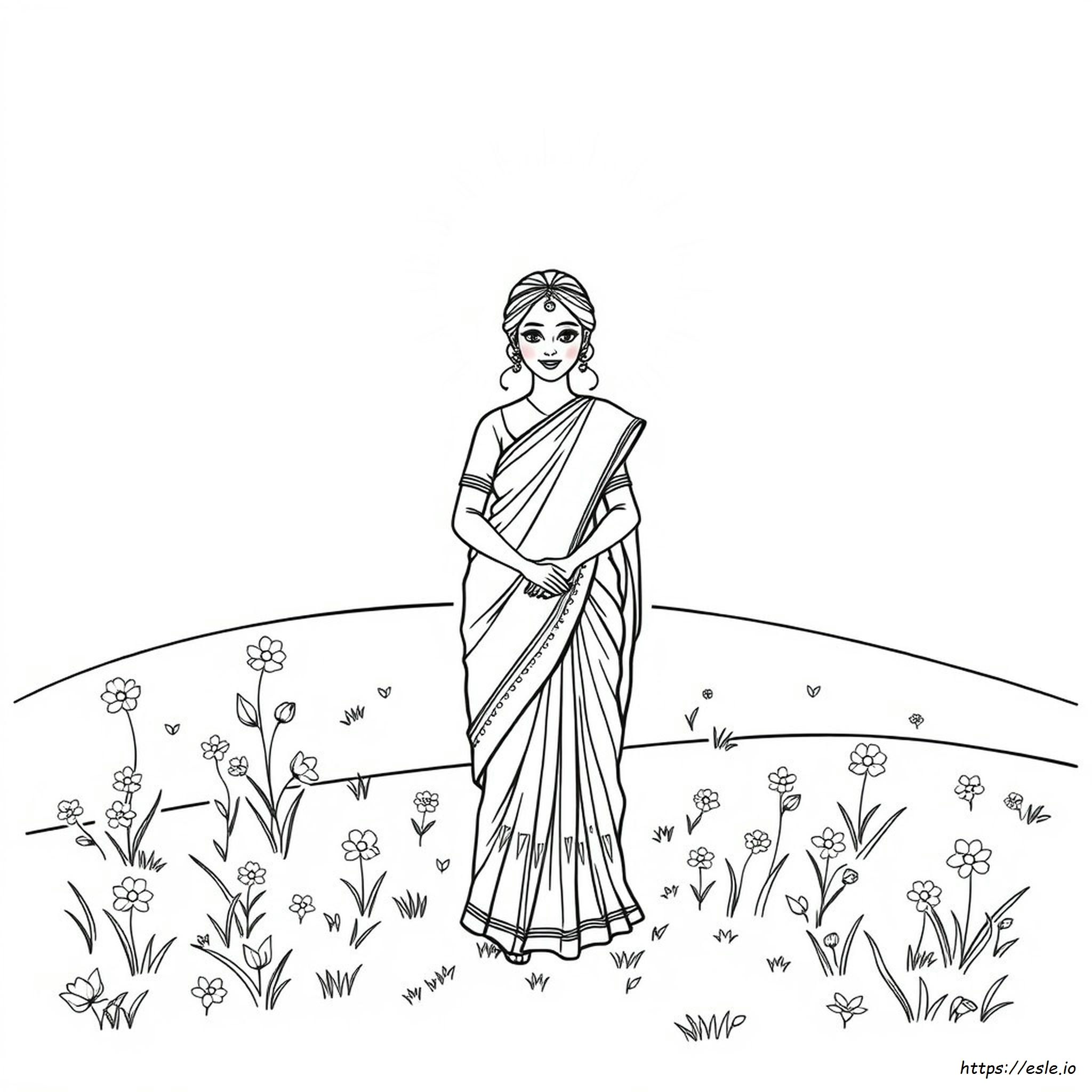 Indian Colouring Pages