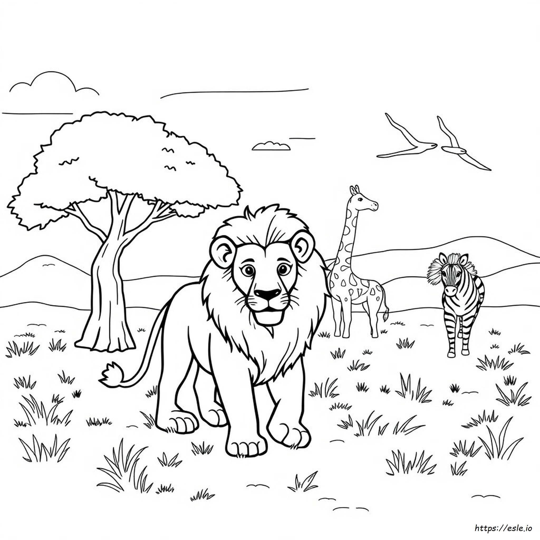 Lion Guard Colouring Book