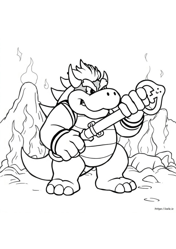 Bowser Kolorowanka