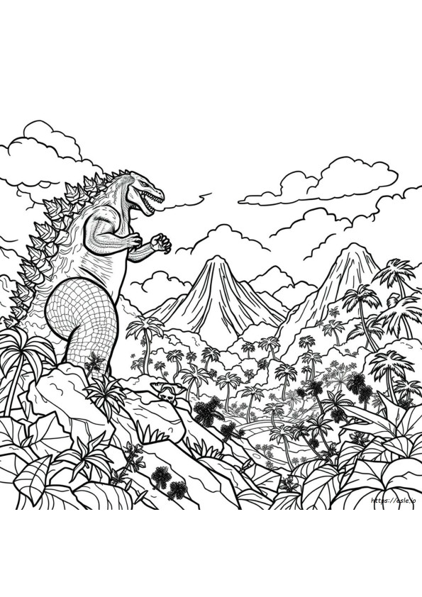 Godzilla Vs Kong Skull Island King Kong Coloring Pages