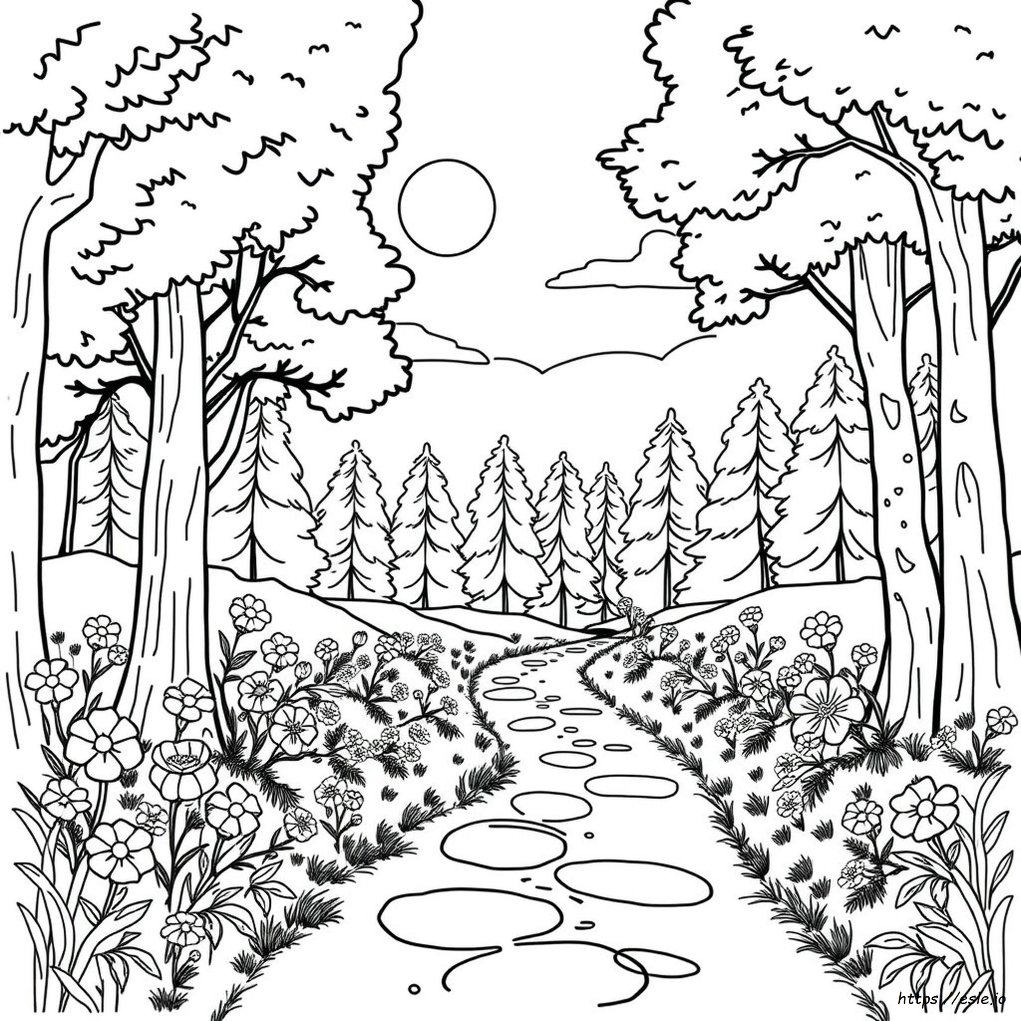 Free Printable Scenery Coloring Pages