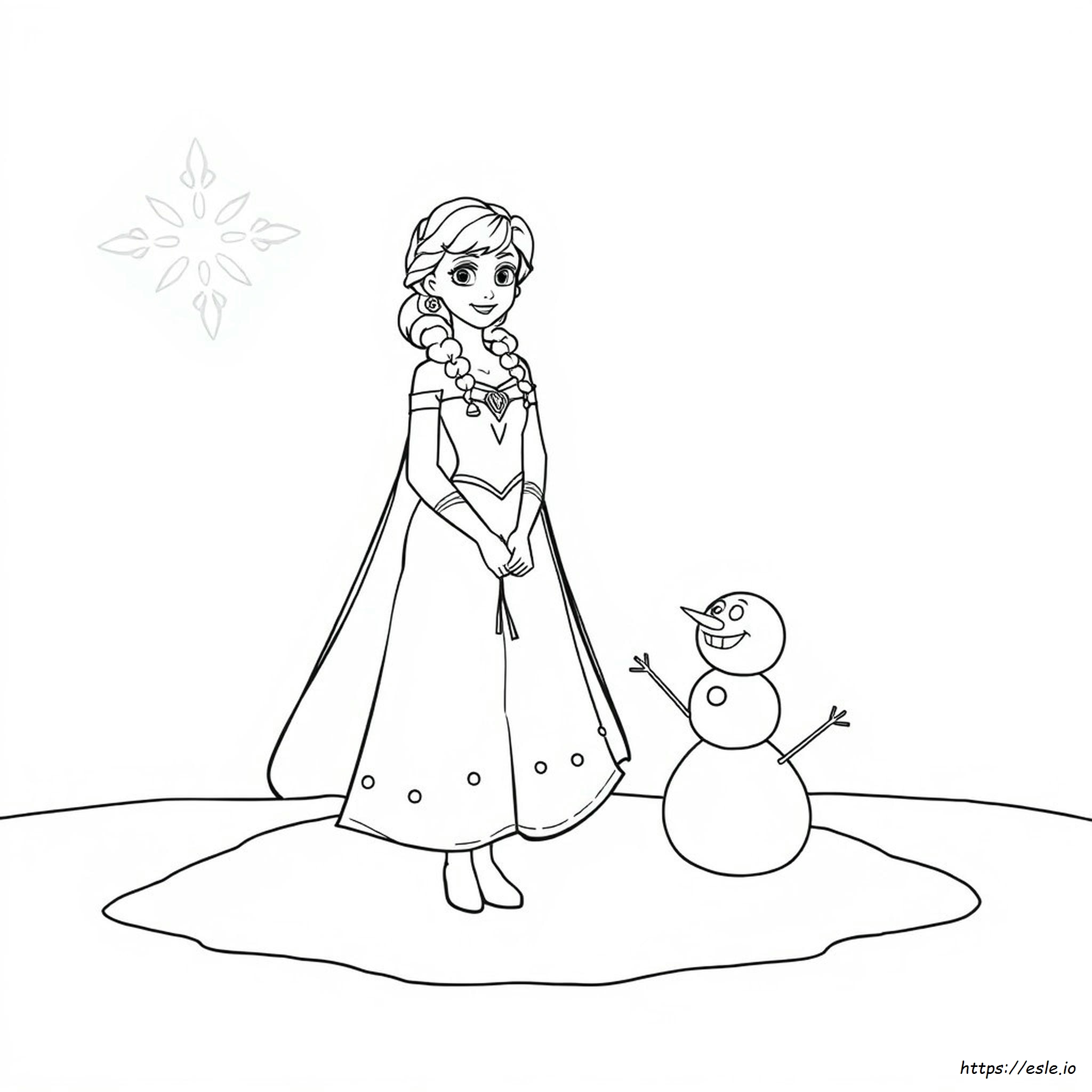Disegni Da Colorare Principessa Anna