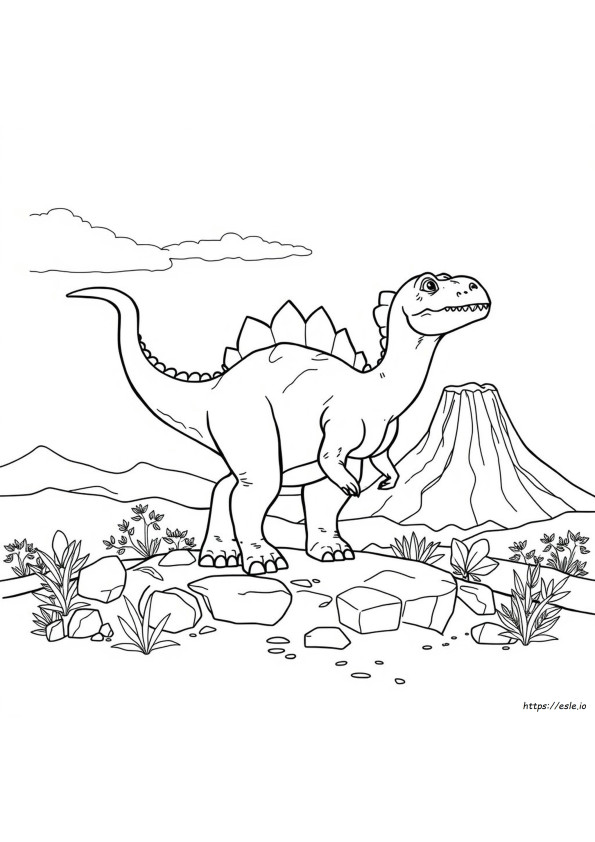 Carnotaurus Värityskuva