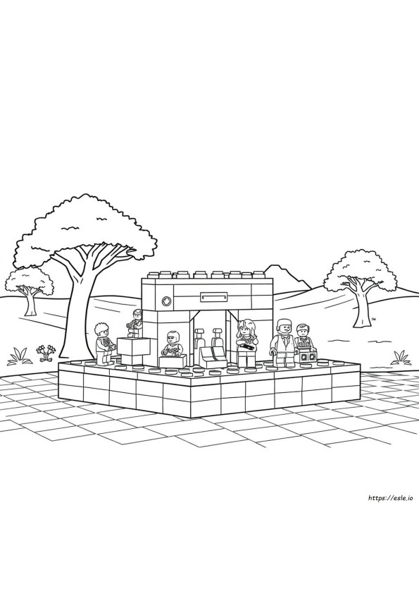 Legoland Colouring Pages