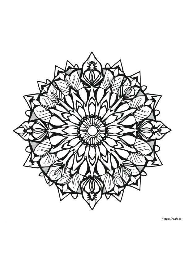Mandala Coloring Beautiful Thanksgiving Coloring Pages For Adults Printable