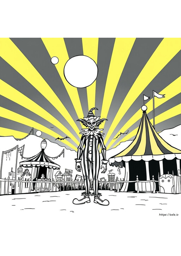 Tim Burton Mudah Mewarnai Gambar