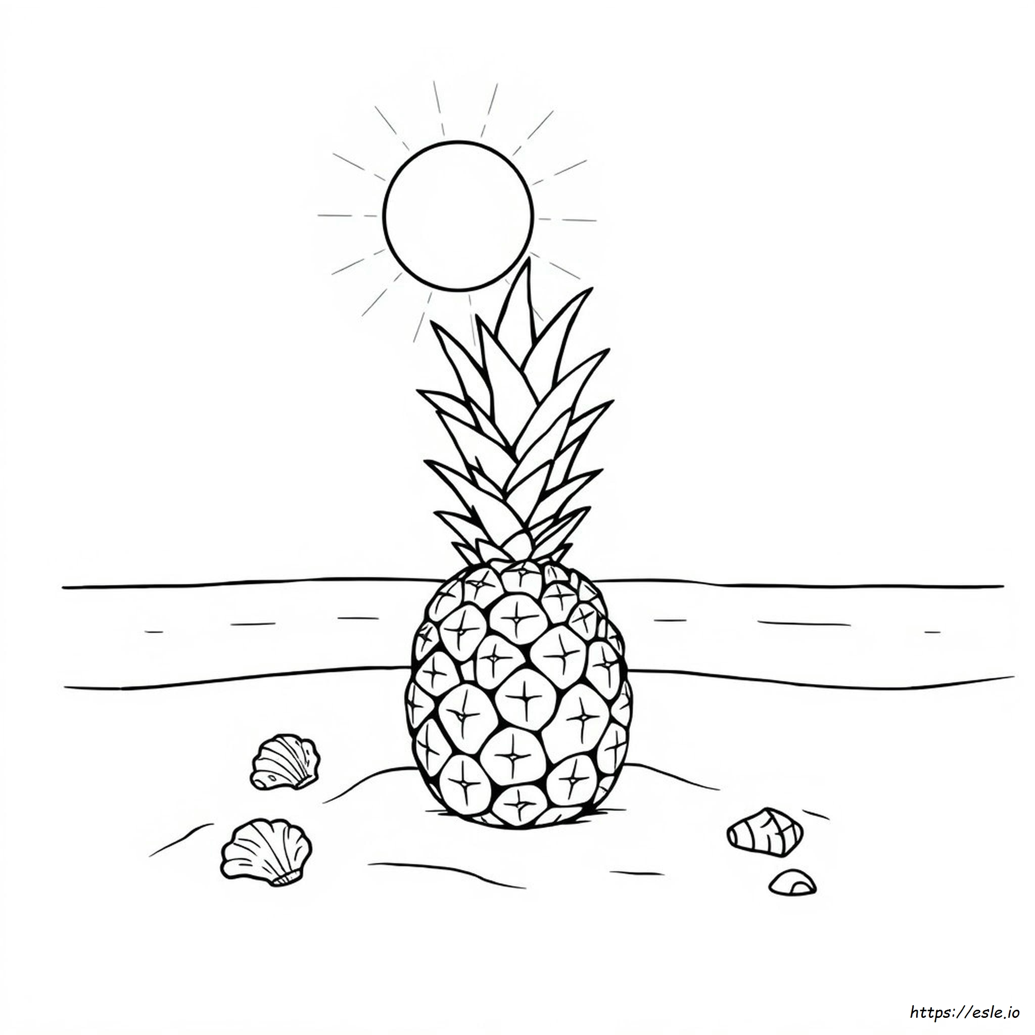 Ananas Da Colorare