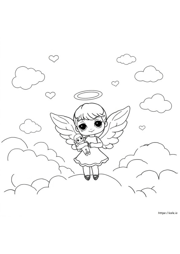 Ángel Lol Doll Para Colorear