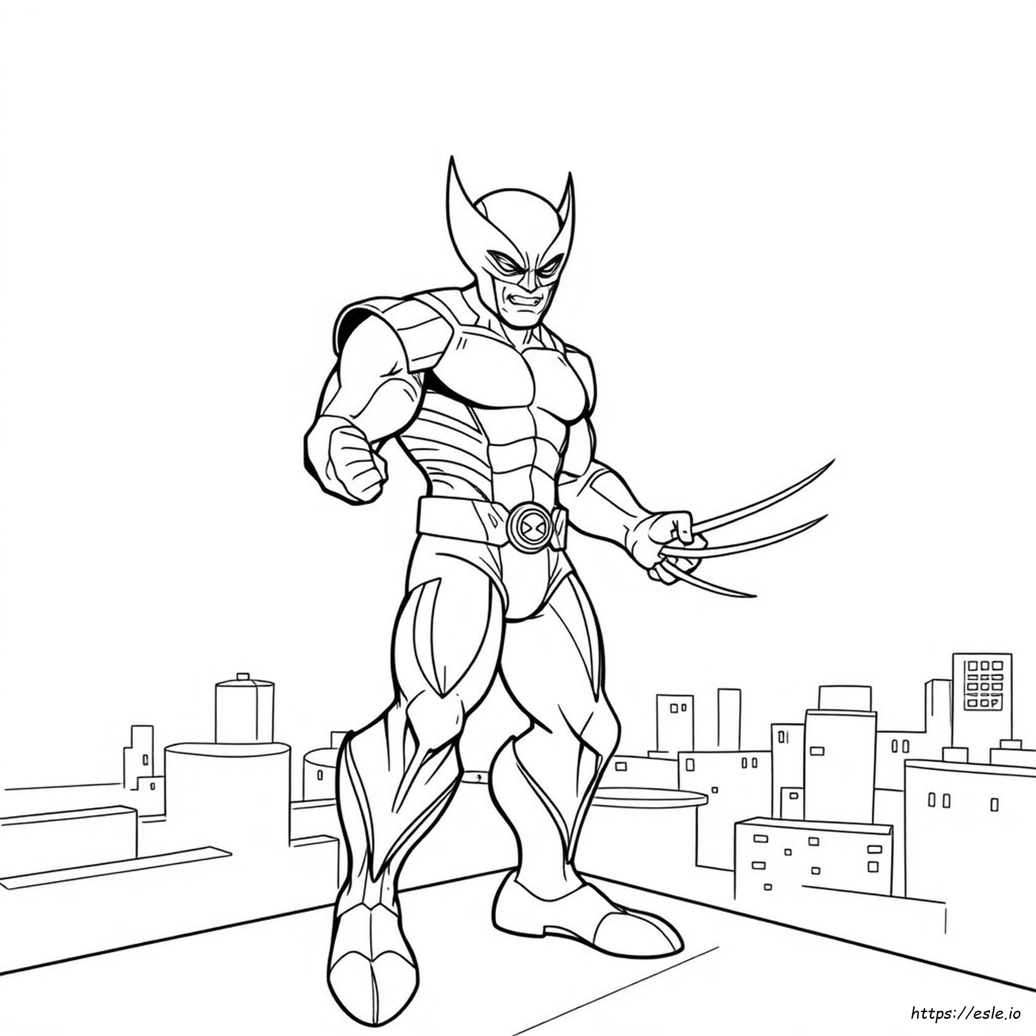 Wolverine Supereroe Disegni Da Colorare