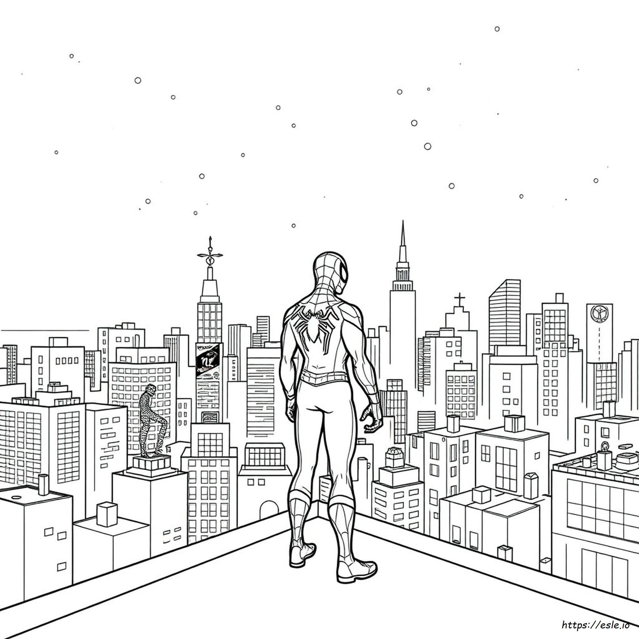 Coloriages Adultes Spiderman