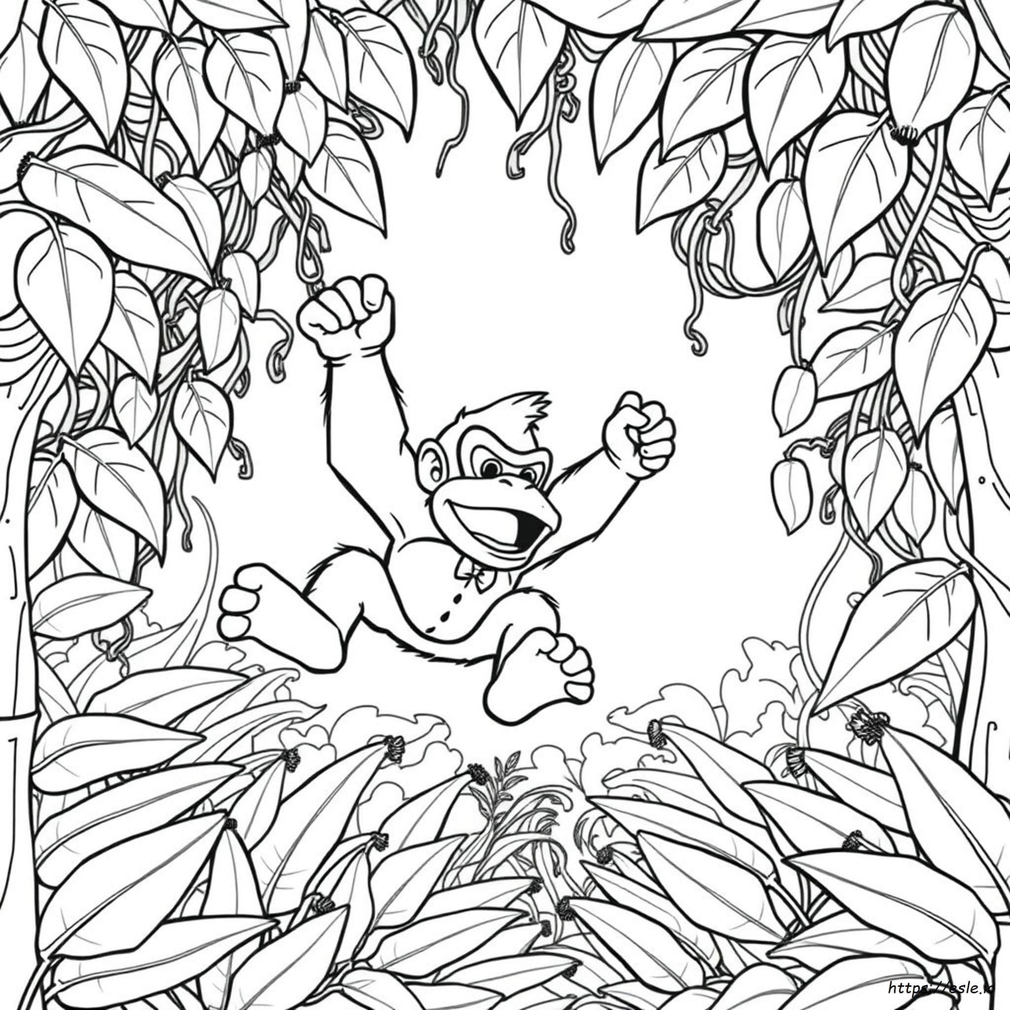 Free Donkey Kong Coloring Pages To Print