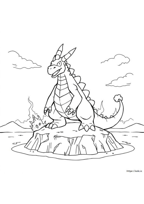Duraludon Coloring Page