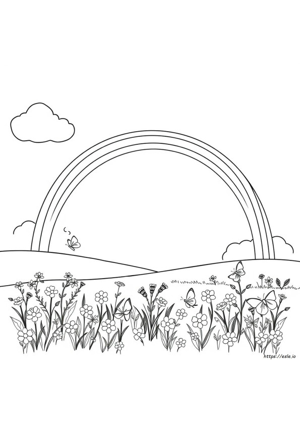 Free Printable Rainbow Coloring Pages For Adults