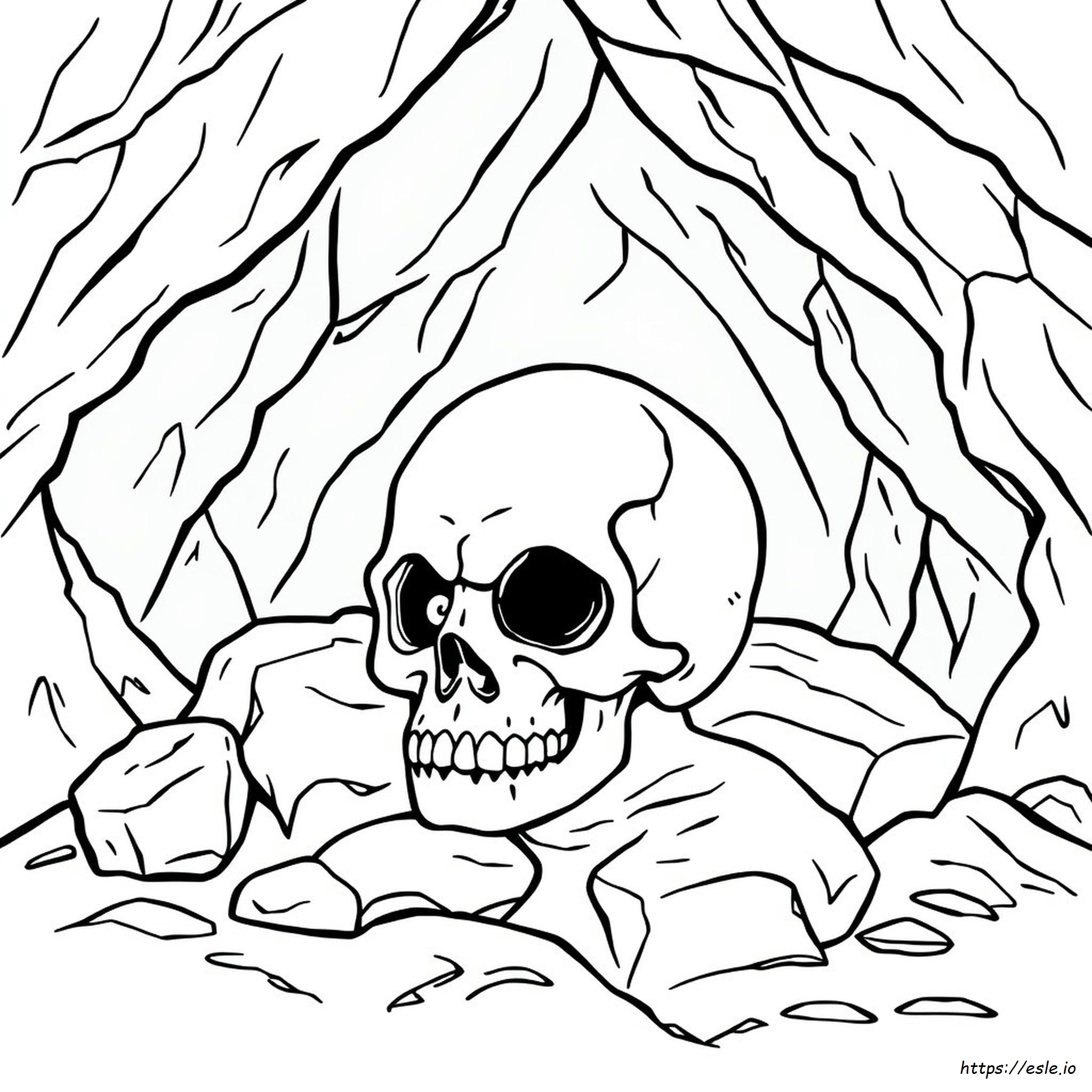Skull Head Coloring Pages