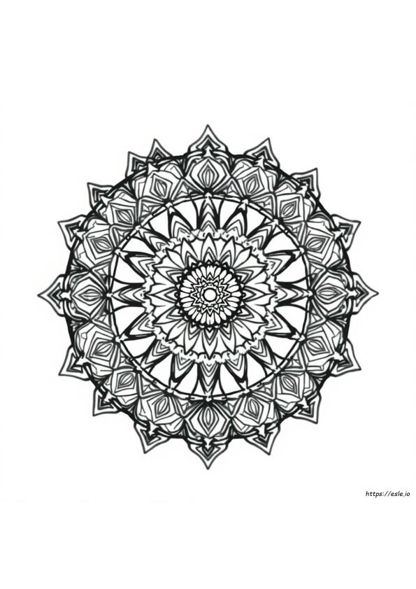 Süper Boyama Mandala