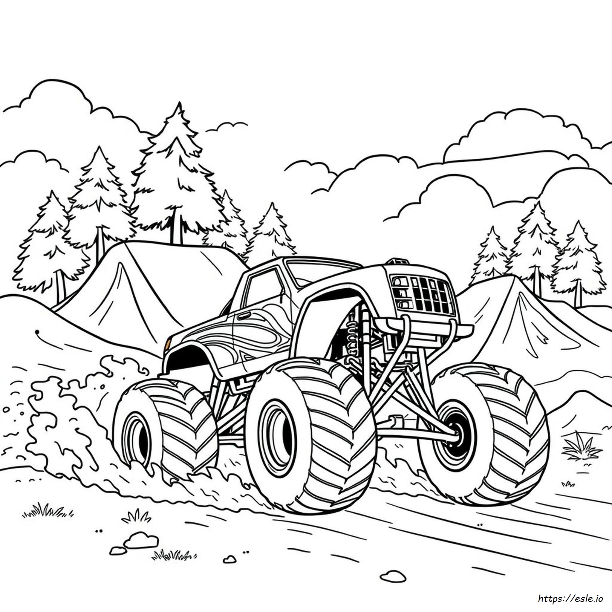 Disegni Gratuiti Da Colorare E Stampare Di Monster Truck