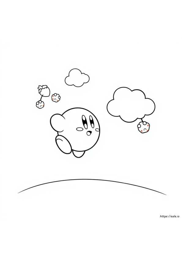 Kirby Para Colorear