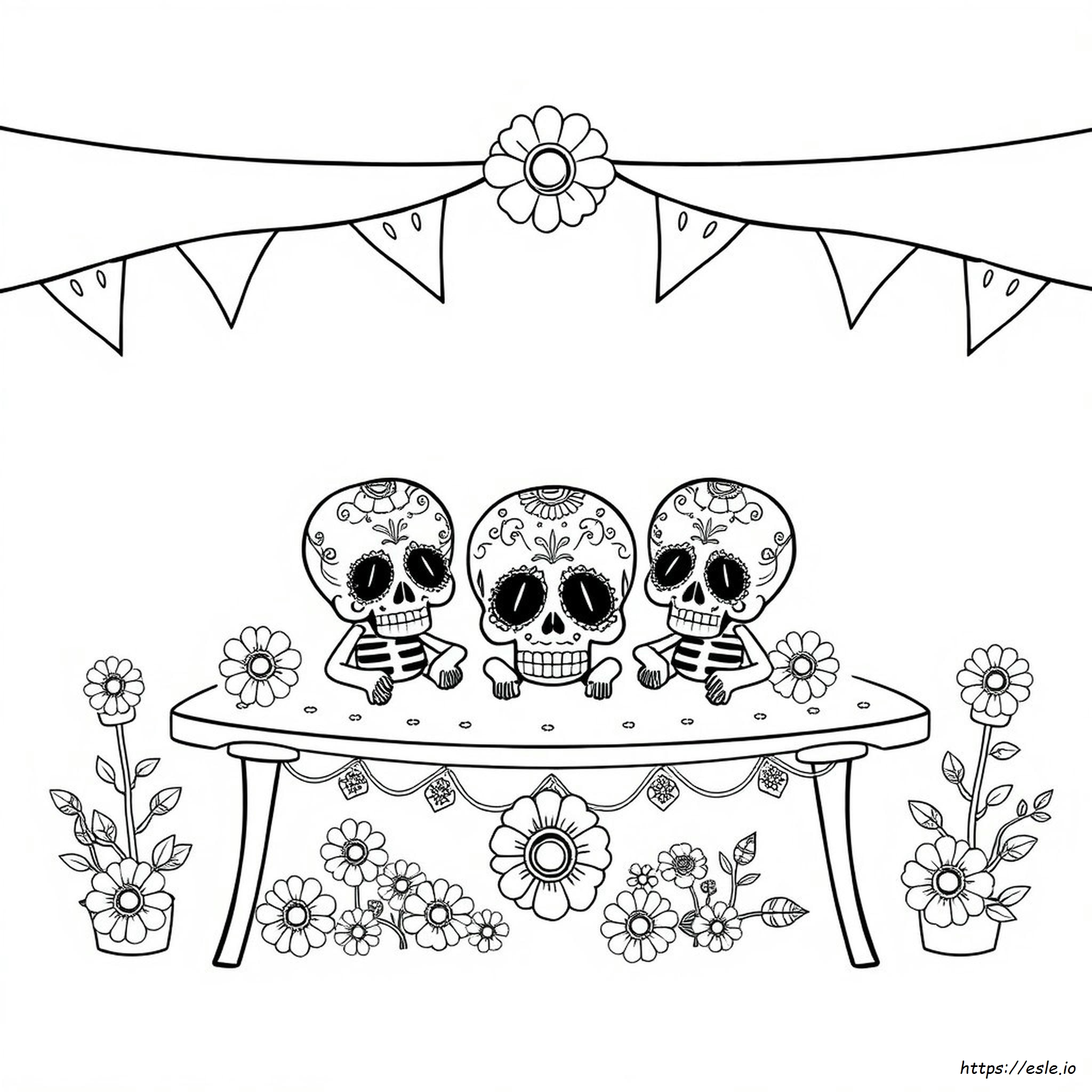 Disegni Da Colorare Del Giorno Dei Morti Carini E Stampabili