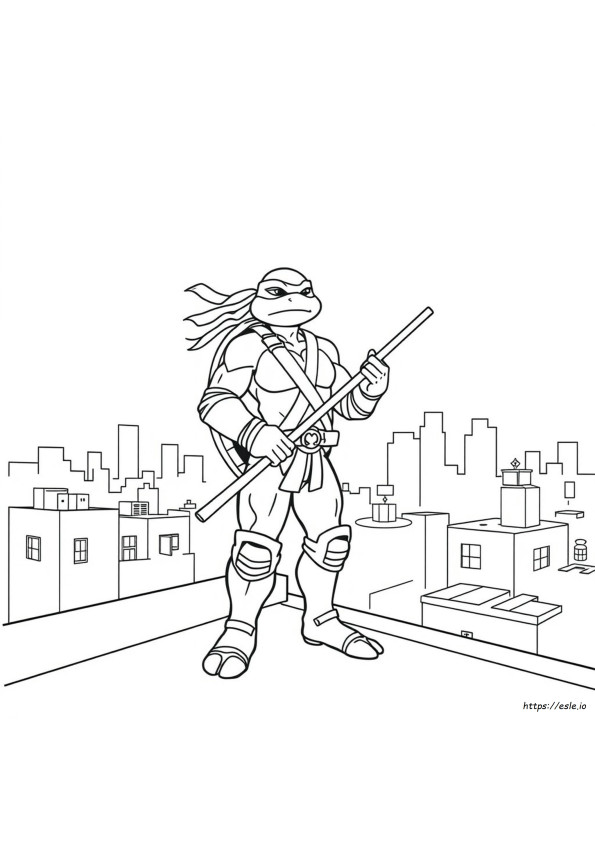 Tmnt Donatello Coloring Pages