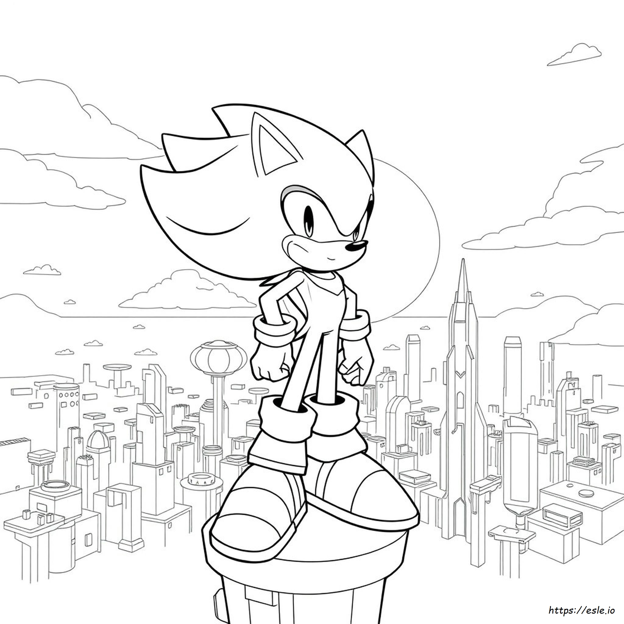Shadow The Hedgehog Ausmalbilder
