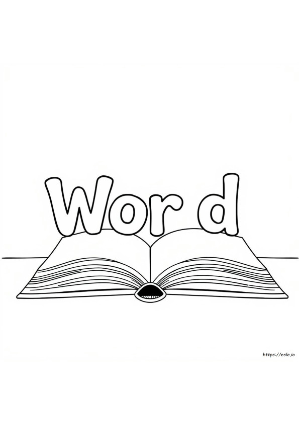 Word Color Page Background