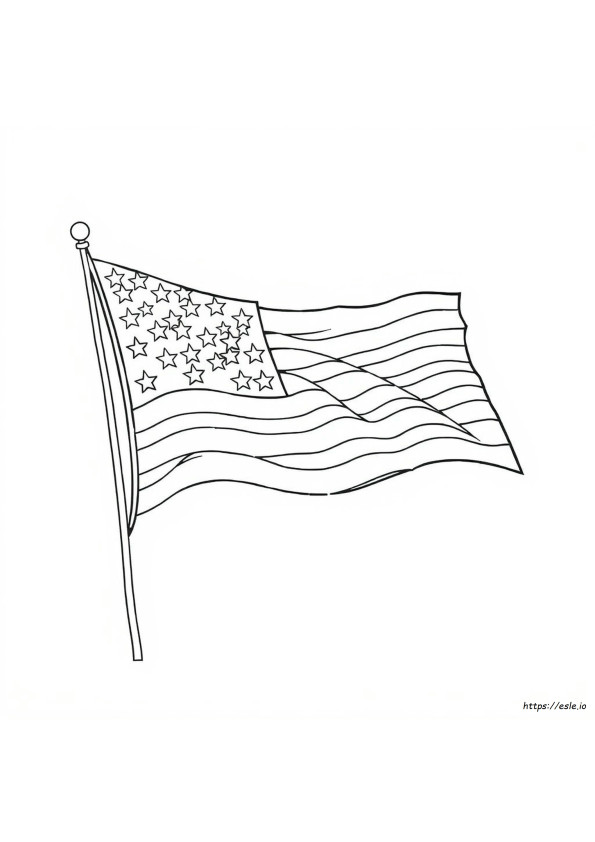 American Flag Coloring