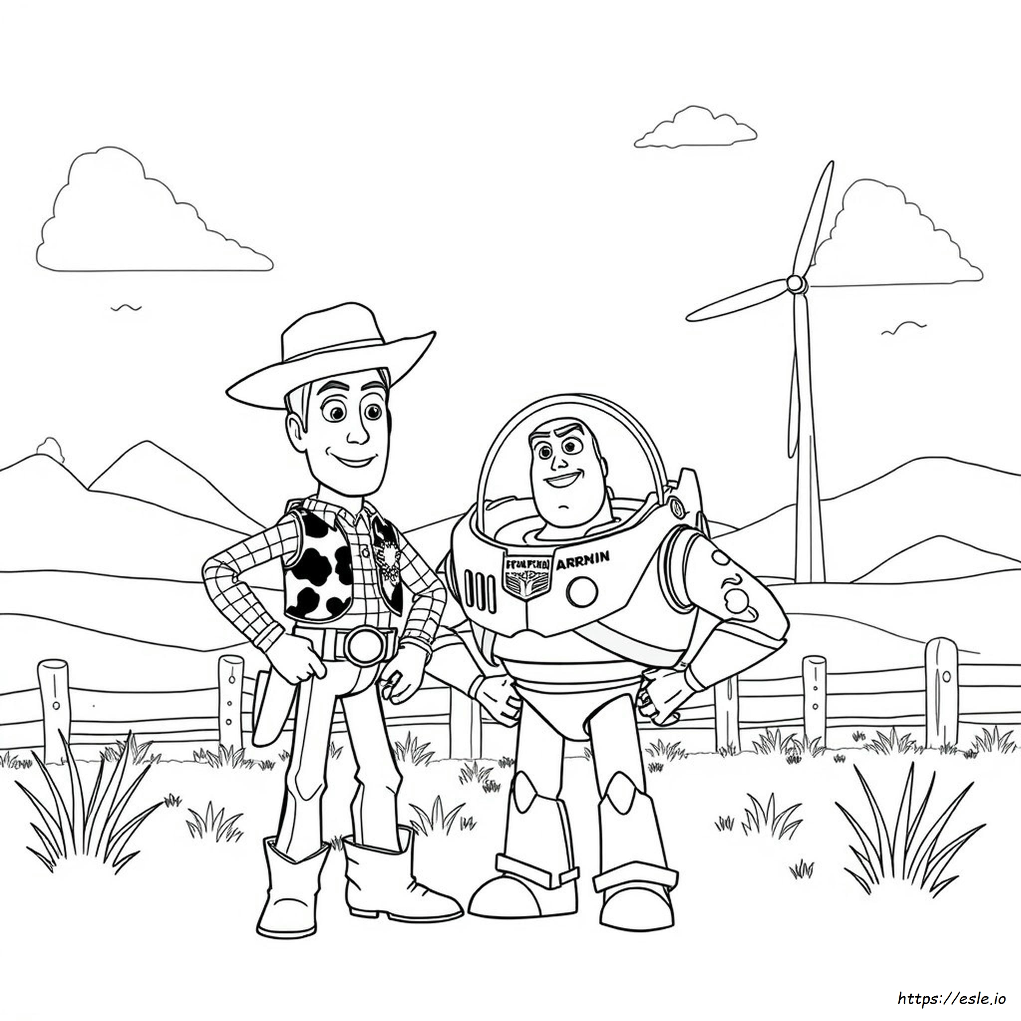 Toy Story Colouring In