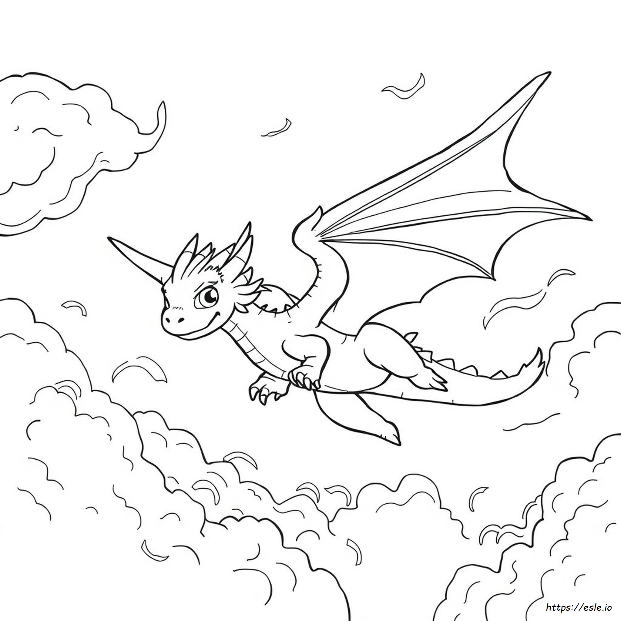 Light Fury Dragon Coloring Pages