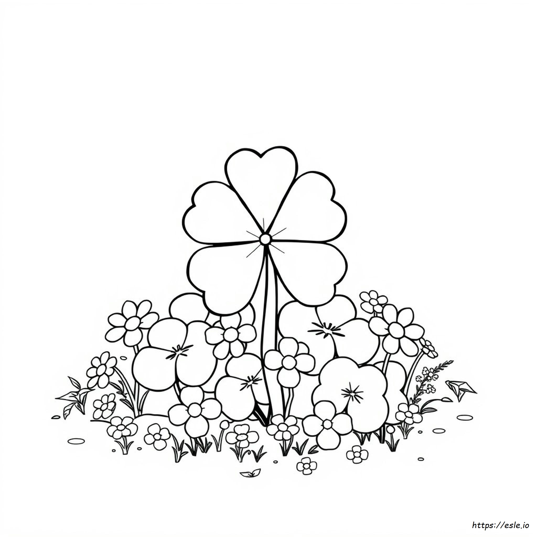 Shamrock To Coloring Pages