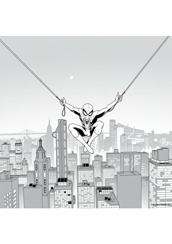 Ultimate Spider Man Miles Morales Coloring Pages