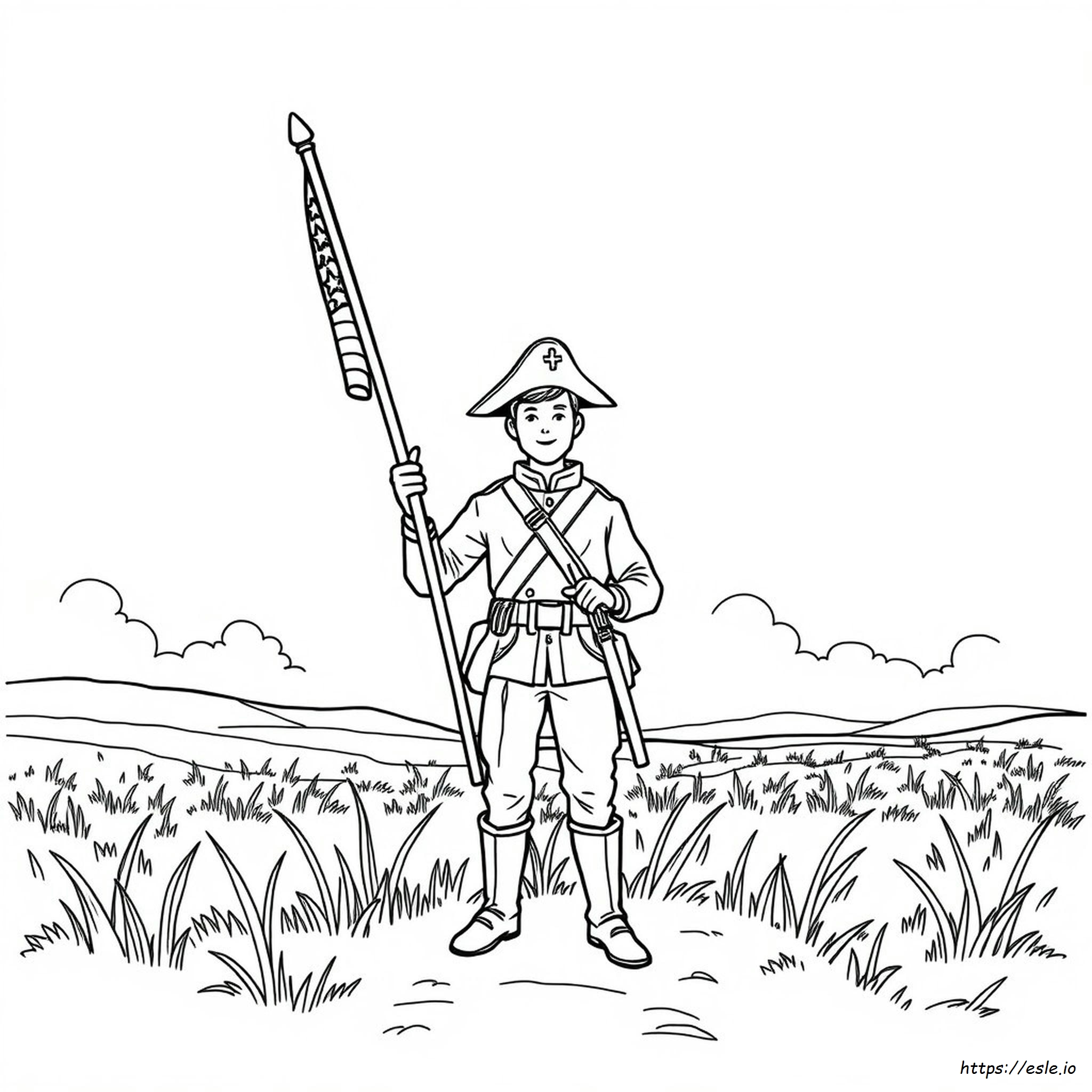 Coloriages Révolution Américaine
