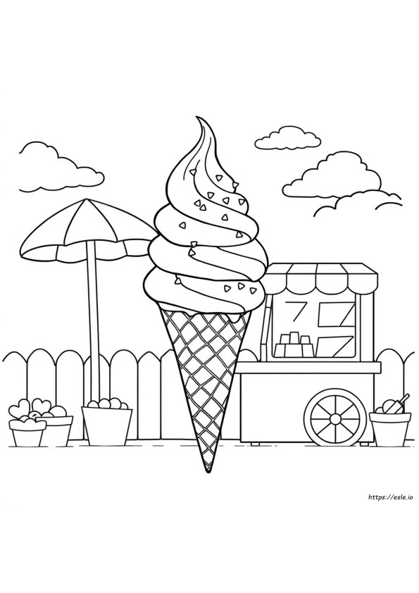 Icecream Color Pages