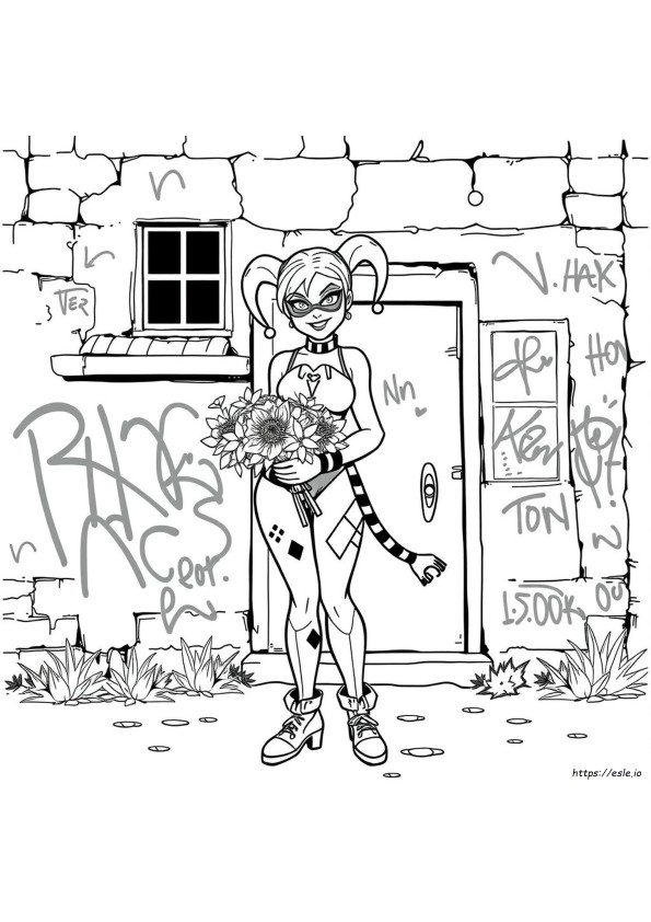 Kolorowanki Harley Quinn Do Druku