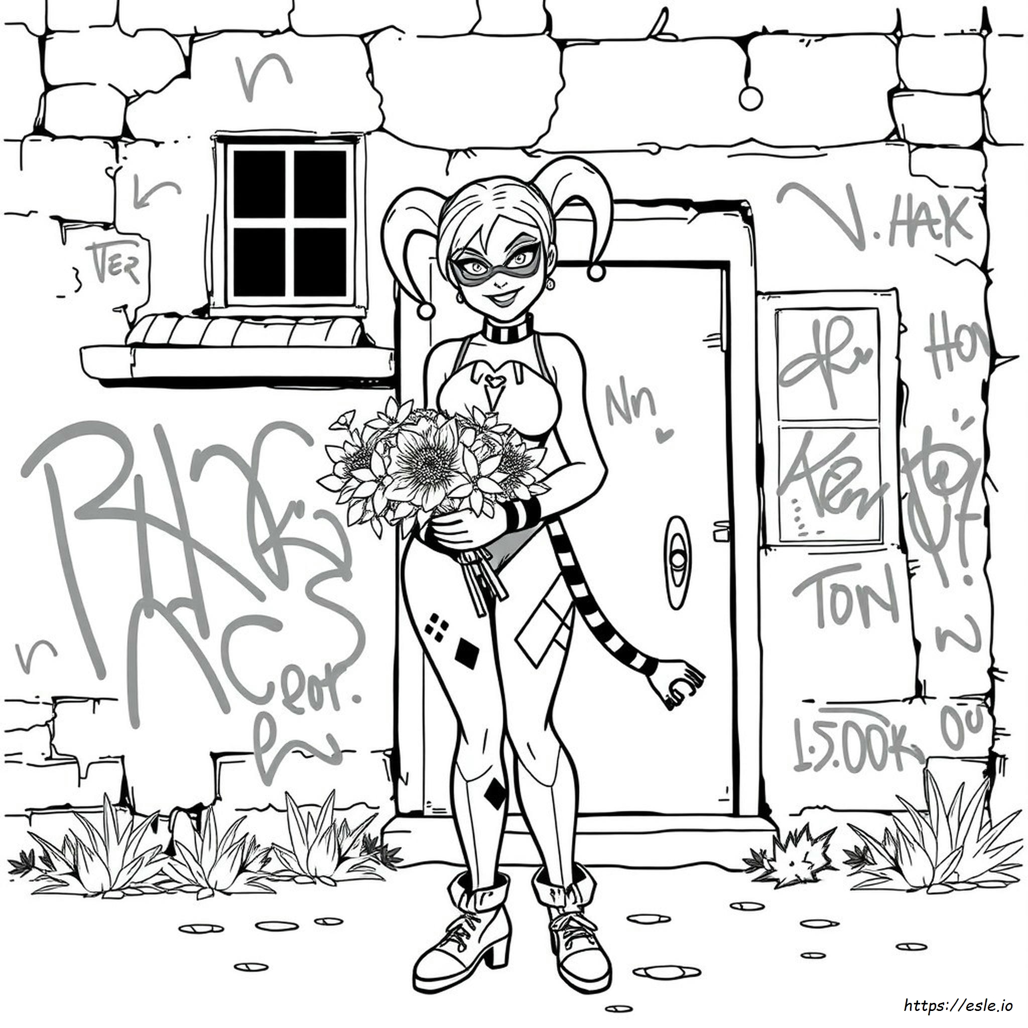 Harley Quinn Dibujos Para Colorear Imprimibles