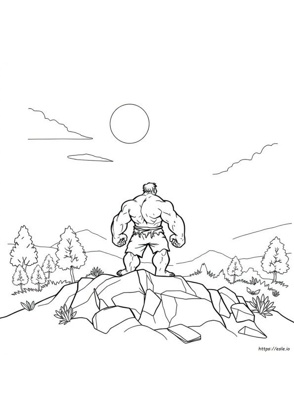 Hulk Da Colorare E Stampare