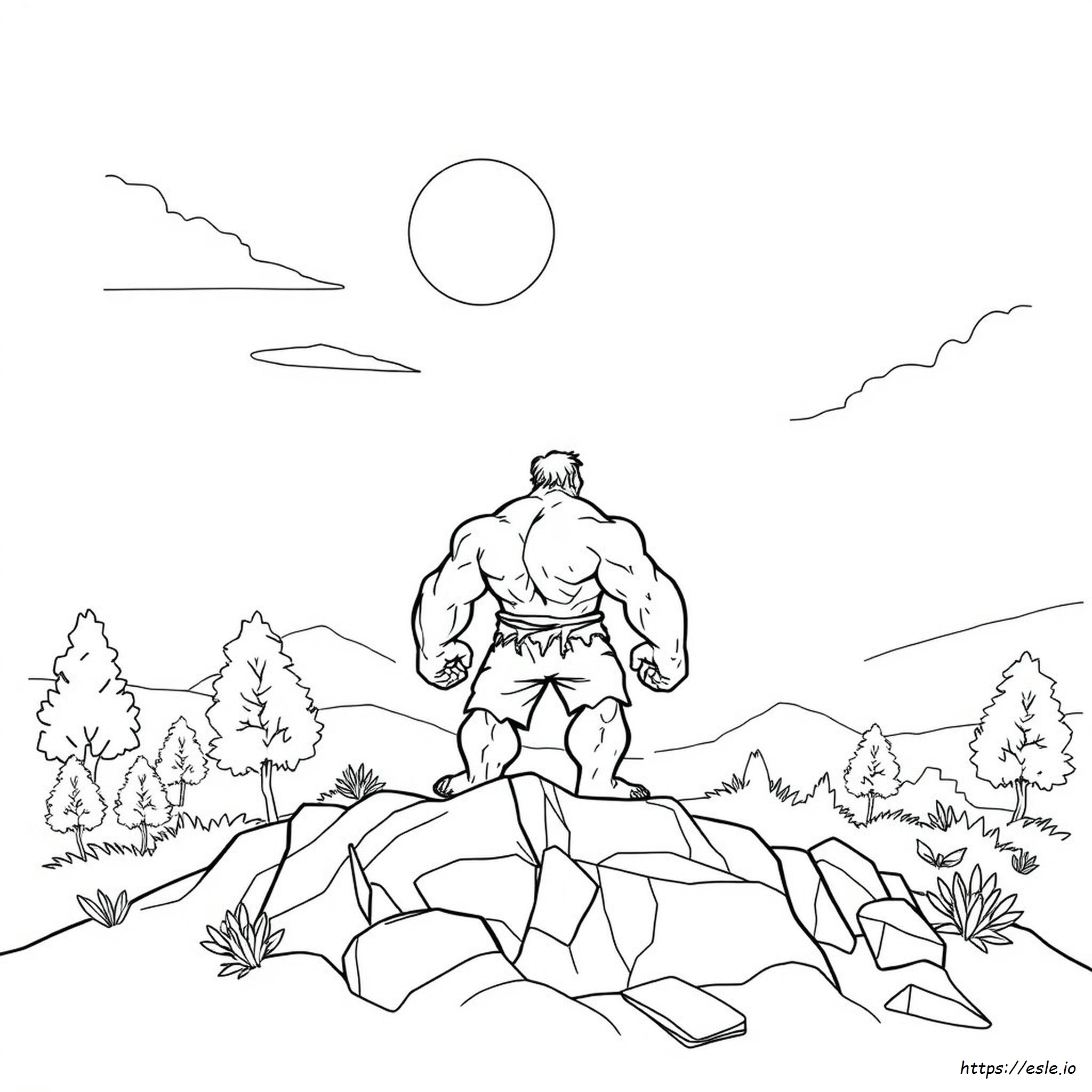 Hulk Da Colorare E Stampare
