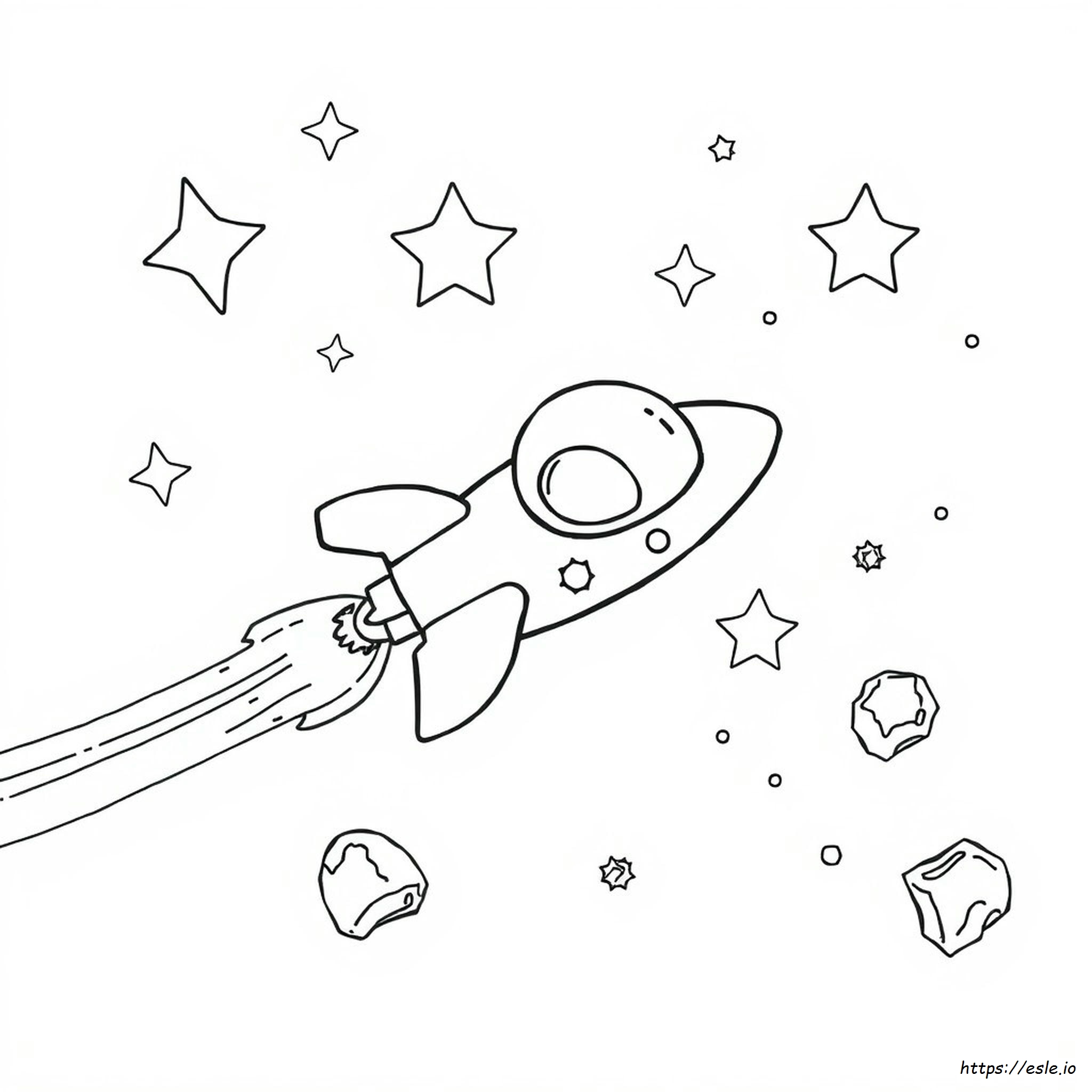 Coloriages Mignons De L'espace À Imprimer