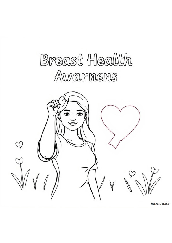 Breast Cancer Coloring Pages