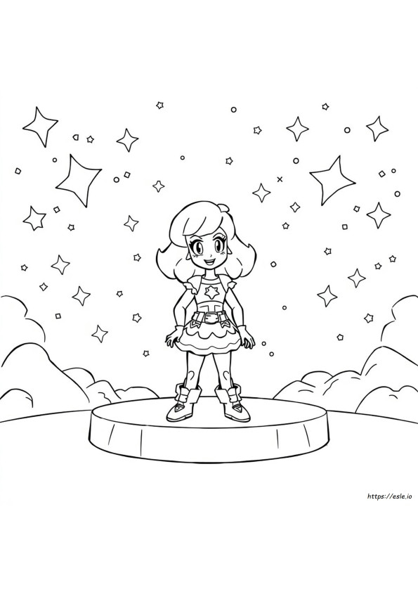 Brawl Stars Coloring Pages Colette
