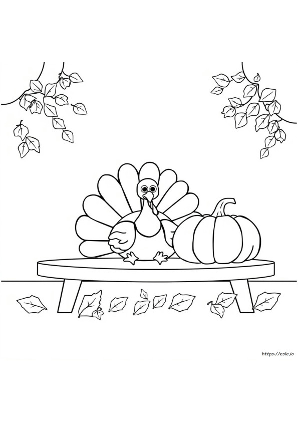 Gambar Mewarnai Hari Thanksgiving Yang Dapat Dicetak Gratis Untuk Balita