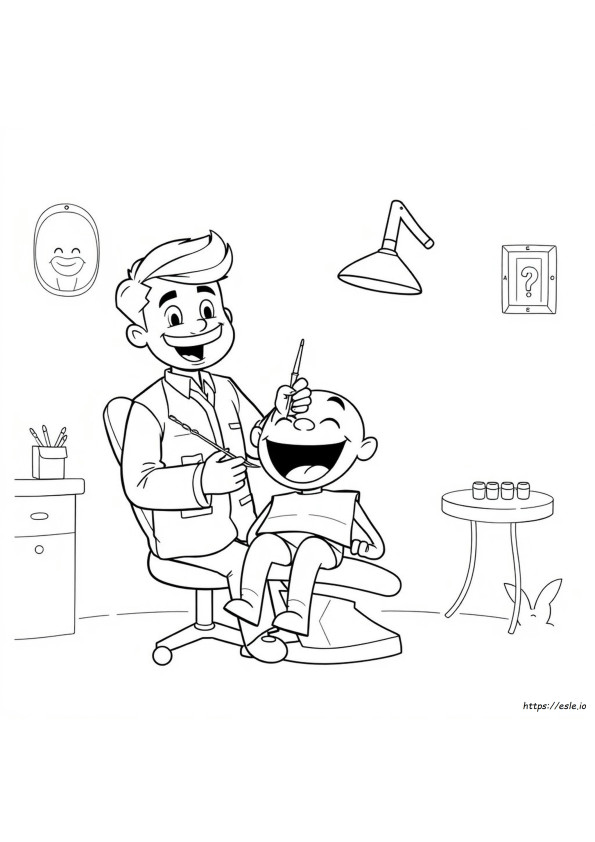 Dokter Gigi Gambar Mewarnai