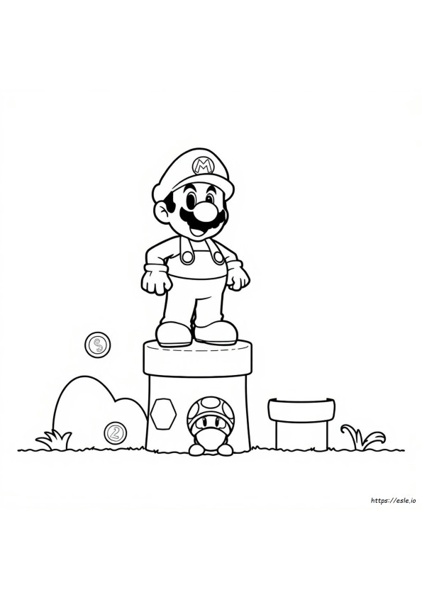Mario Colouring Pages To Print